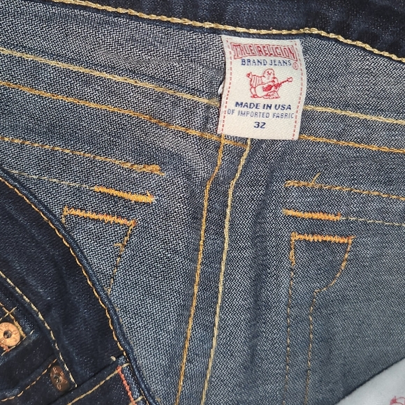 TRUE RELIGION SHORTS JULIE SIZE 32 LOW RISE SUPER CUTE CUTOFF STYLED - Picture 14 of 15